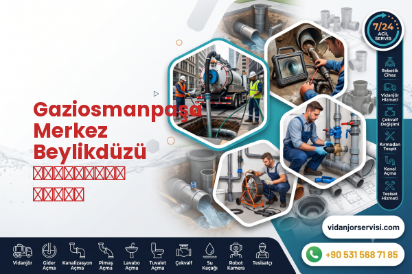 Gaziosmanpaşa Merkez Beylikdüzü прочистка стока