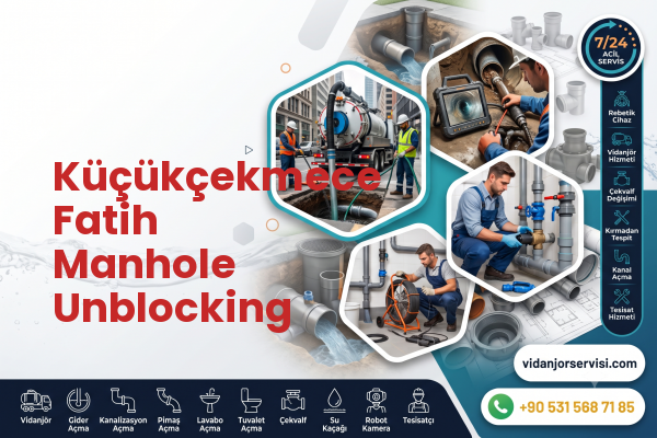 Küçükçekmece Fatih Manhole Unblocking