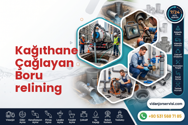 Kağıthane Çağlayan Boru relining