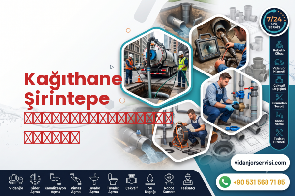 Kağıthane Şirintepe видеодиагностика канала