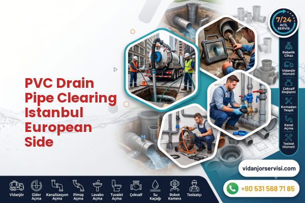 PVC Drain Pipe Clearing Istanbul European Side