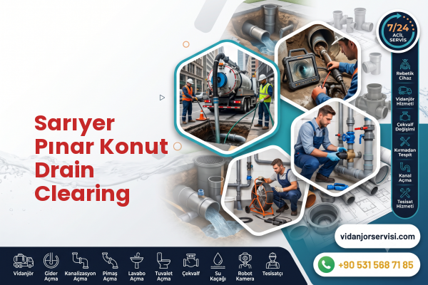 Sarıyer Pınar Konut Drain Clearing