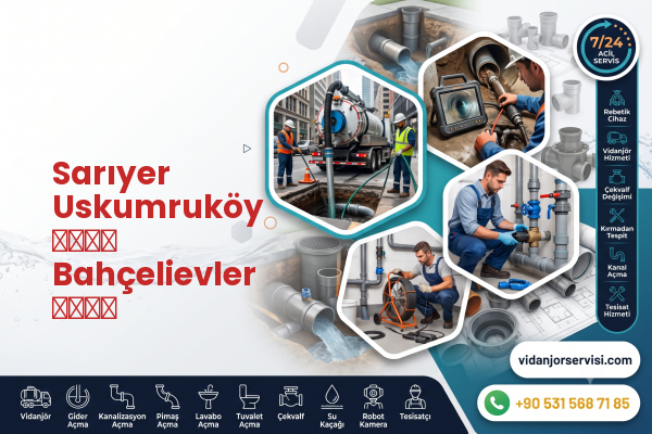 Sarıyer Uskumruköy طارئ Bahçelievler سباك