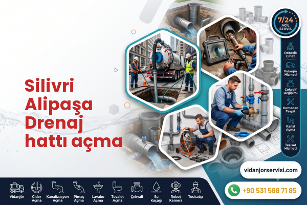 Silivri Alipaşa Drenaj hattı açma