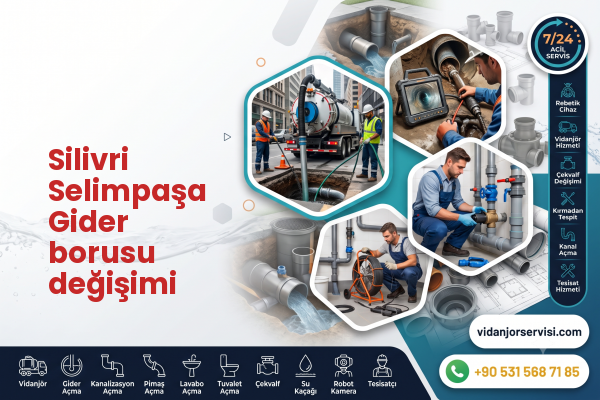 Silivri Selimpaşa Gider borusu değişimi