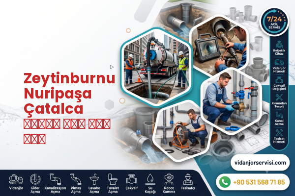 Zeytinburnu Nuripaşa Çatalca شاحنة صرف صحي فني